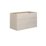 Helles und schönes Badezimmer mit Duschecke und Arbeitsplatte aus Silestone