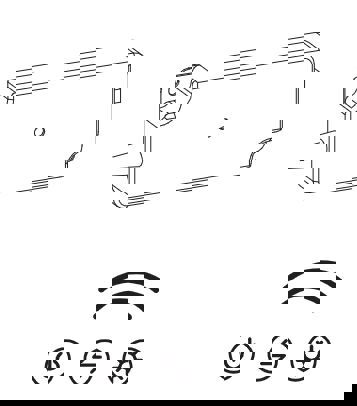Große Badezimmerinspiration im nordischen Stil mit Badezimmerschränken in hellblauer Farbe und Holzarbeitsplatte mit elegantem Aufsatzwaschbecken, Fischgrät-Holzboden, der einen hellen und klassischen Stil schafft